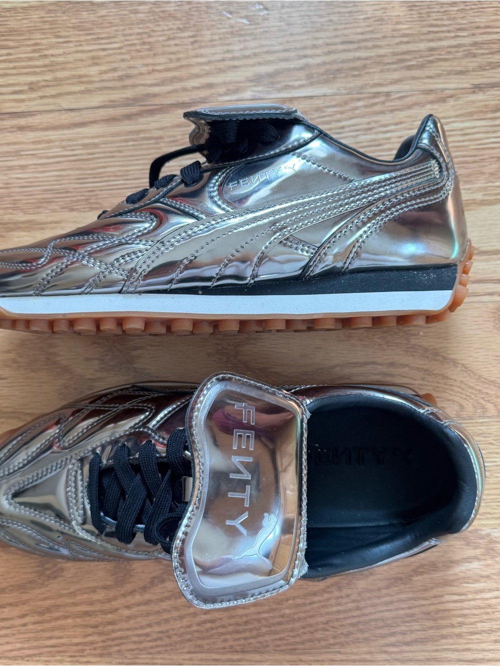 Puma Fenty by Rihanna Metallic Creeper Sneakers – Women’s US 8